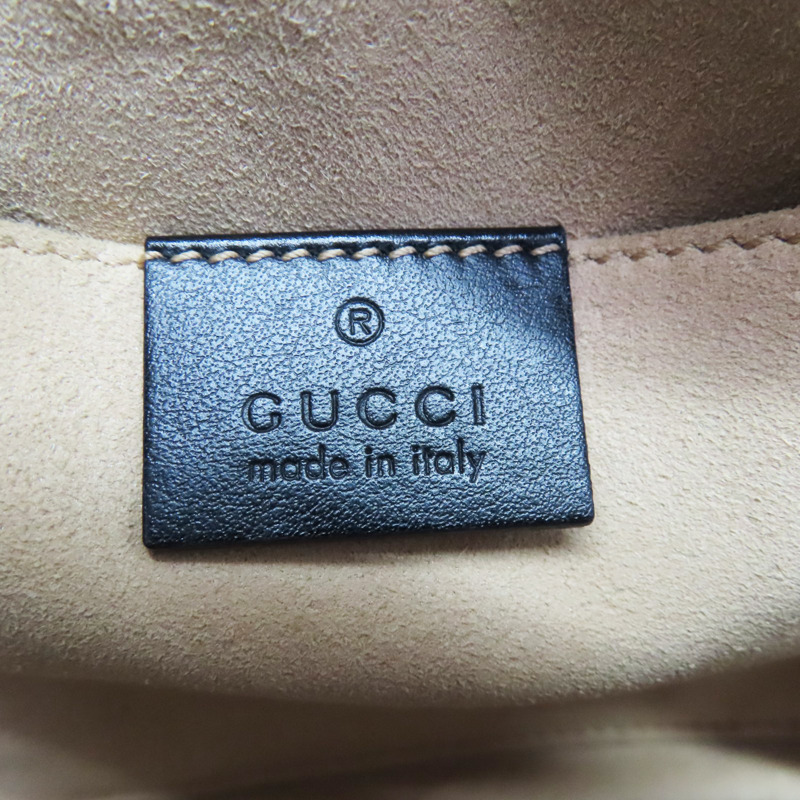 黑色 牛皮 GG Marmont Camera 肩背包【GUCCI 古馳】 447632-5