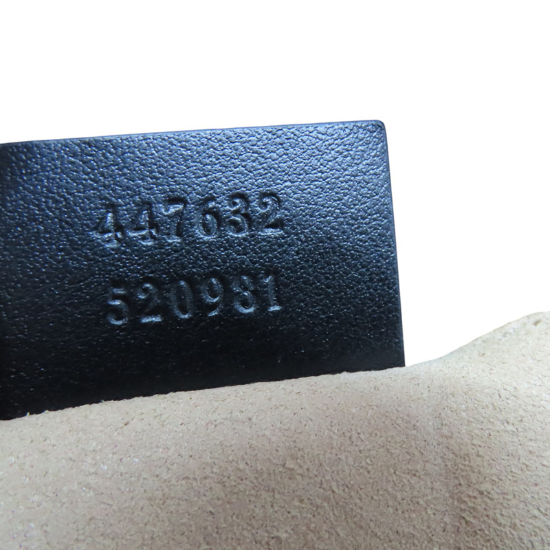 黑色 牛皮 GG Marmont Camera 肩背包【GUCCI 古馳】 447632-6