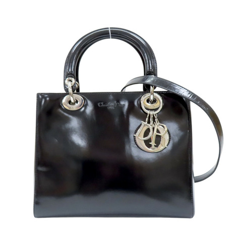 黑色 漆皮 Lady Dior 兩用包