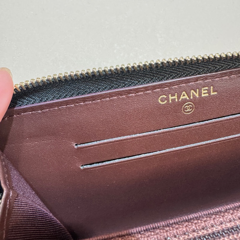 CHANEL黑金羊毛呢海軍徽章ㄇ拉中夾A70330-10