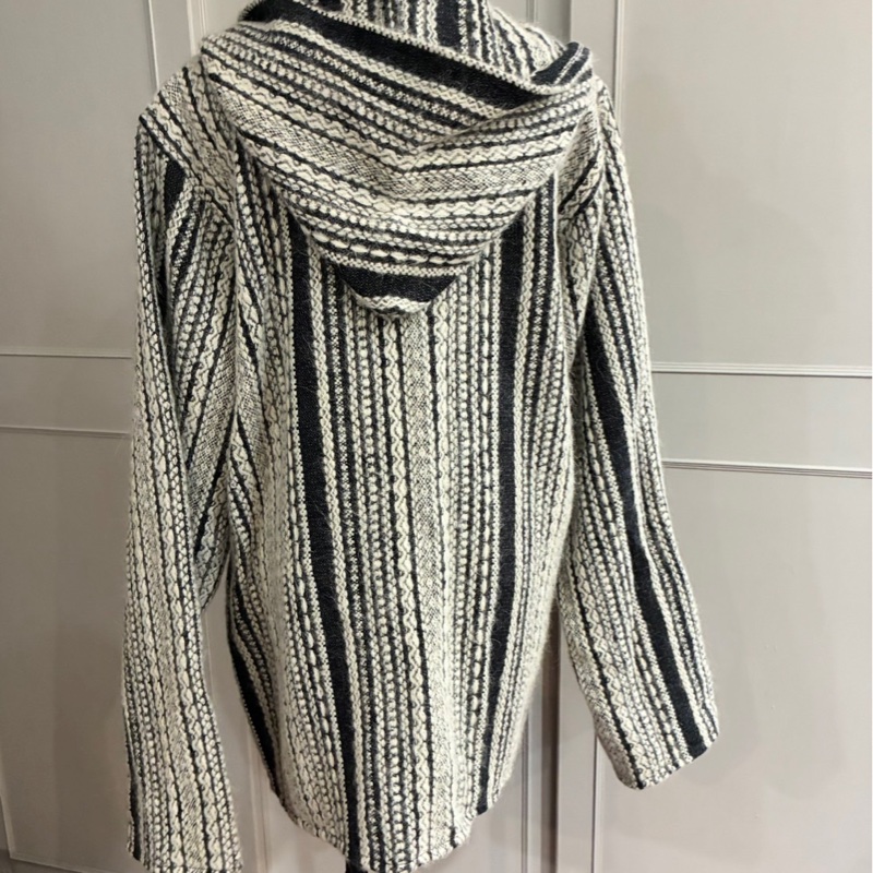 全新原價1萬多Agnes b. Homme Paris毛衣牛角釦羊毛外套-5