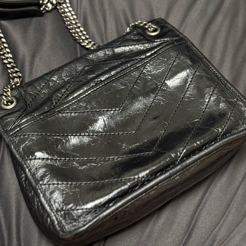（補圖更新）Saint Laurent YSL niki baby D釦全配-10