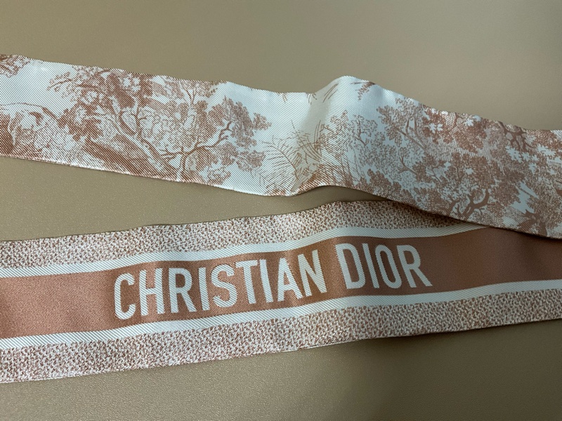 Dior 迪奧 Toile de Jouy Sauvage 法式印花圖騰 Mitzah 絲巾 粉色-7