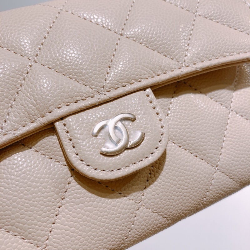 TW4210 CHANEL 香奈兒經典翻蓋式中號銀包CLASSIC FLAP MEDIUM WALLET CAVIAR-4