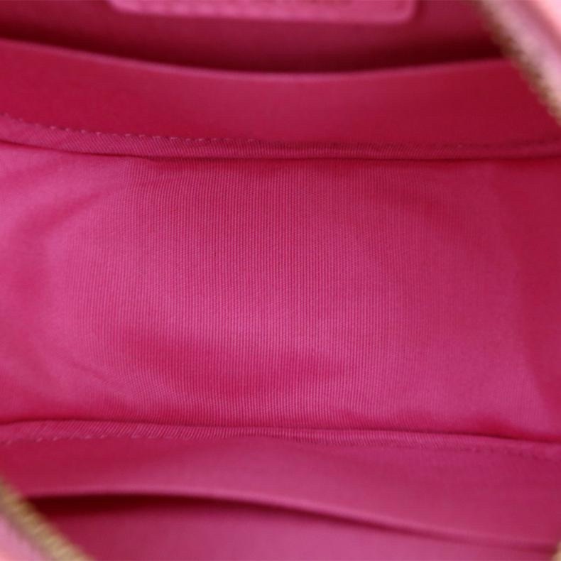 CHANEL(香奈兒) 19BAG 小圓餅包 粉色 帆布 31開-4