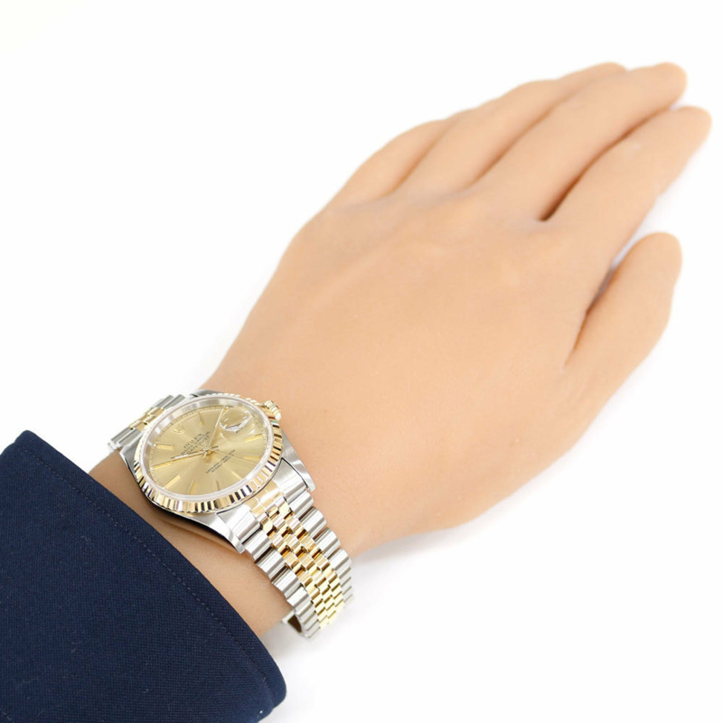 勞力士 Datejust Oyster Perpetual 手錶 不鏽鋼 16233 自動上鍊 男士 ROLEX W 系列 1994-1995 製造商已修-1