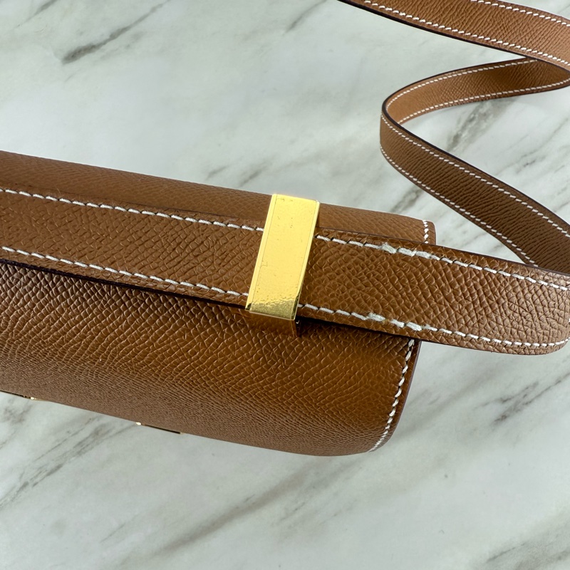 愛馬仕 Hermès CONSTANCE 24 Epsom 康康 24cm gold 37 金棕金釦-24