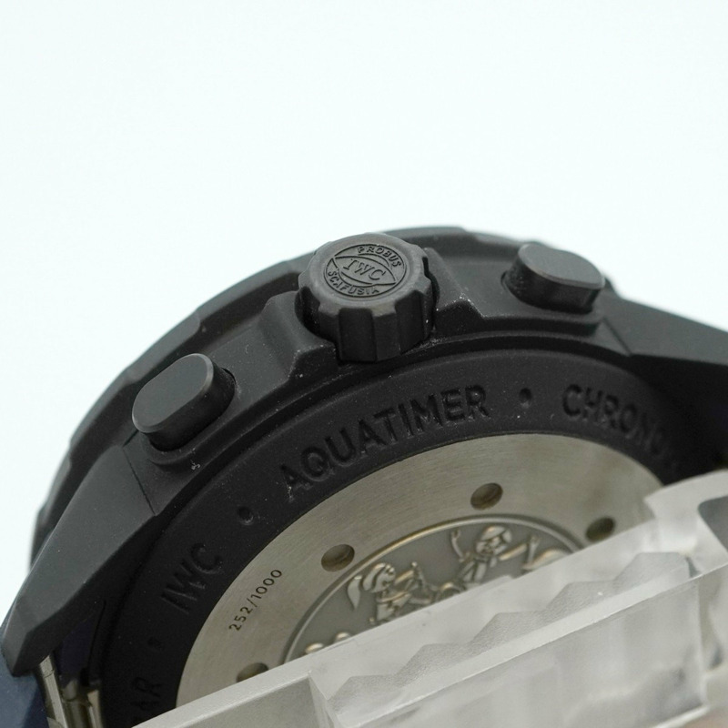 IWC Schaffhausen Aquatimer IW379507 海軍藍錶盤男士手錶-10