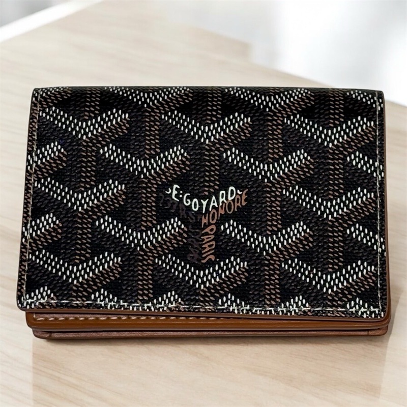 Goyard Malesherbes 卡片包/黑色*棕色-0