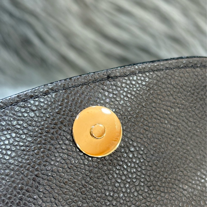 Chanel AP3753 MINI 24C 黑色荔枝皮金釦迷你後背包背包手提包斜背包小書包-6