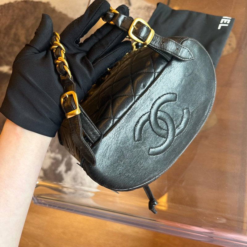 Chanel 香奈兒黑金雙c扣duma雙肩包-3