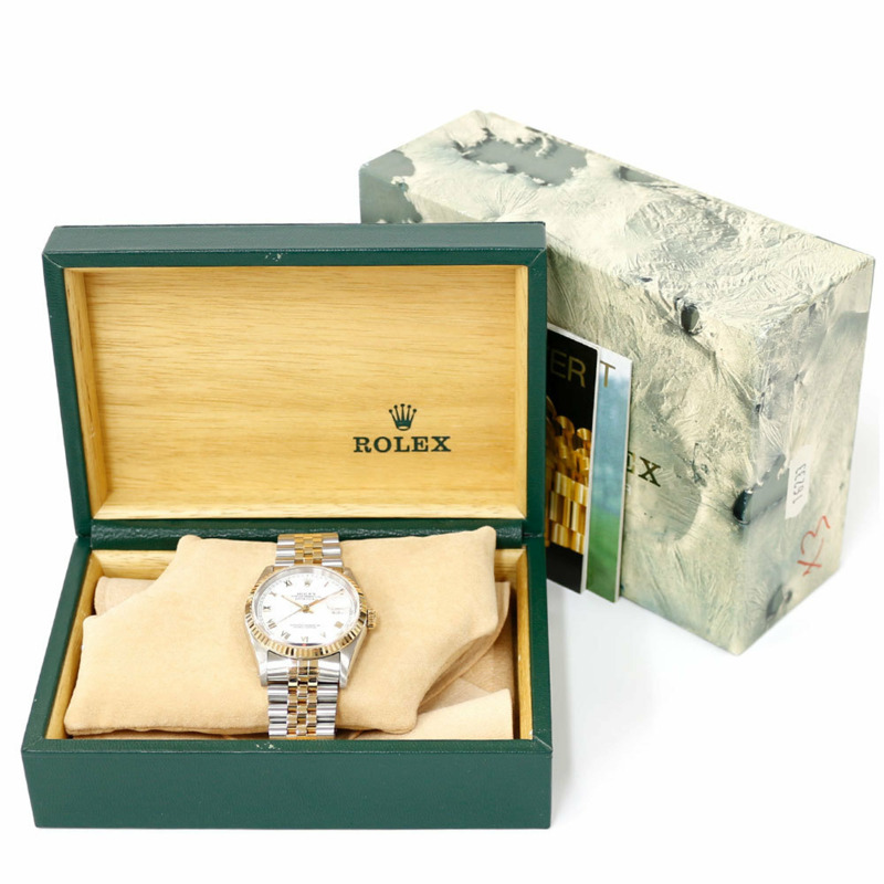 勞力士 Datejust Oyster Perpetual 手錶 不鏽鋼 16233 自動 男士 ROLEX X-Serial 1991 型號 羅馬數字 已修-11