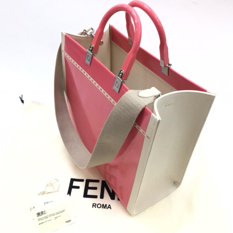 Fendi pink tote bag-2