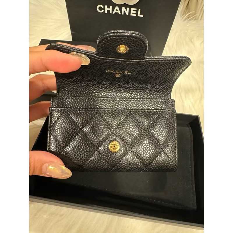 Chanel 黑金卡包 全新-2
