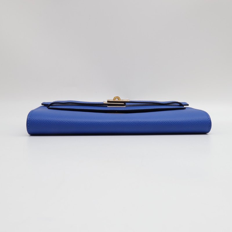HERMES Kelly to go - 電光藍金 U-4