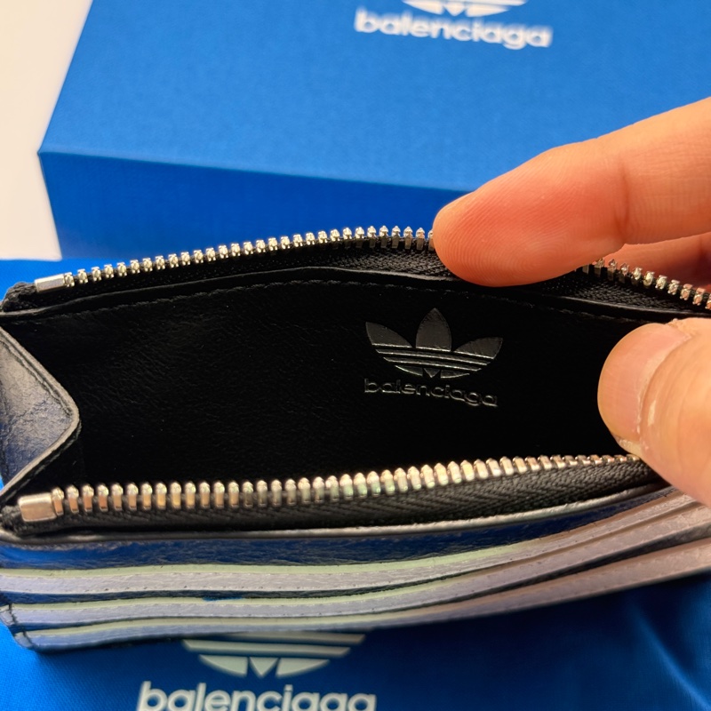 Balenciaga adidas 聯名卡夾 黑色-4