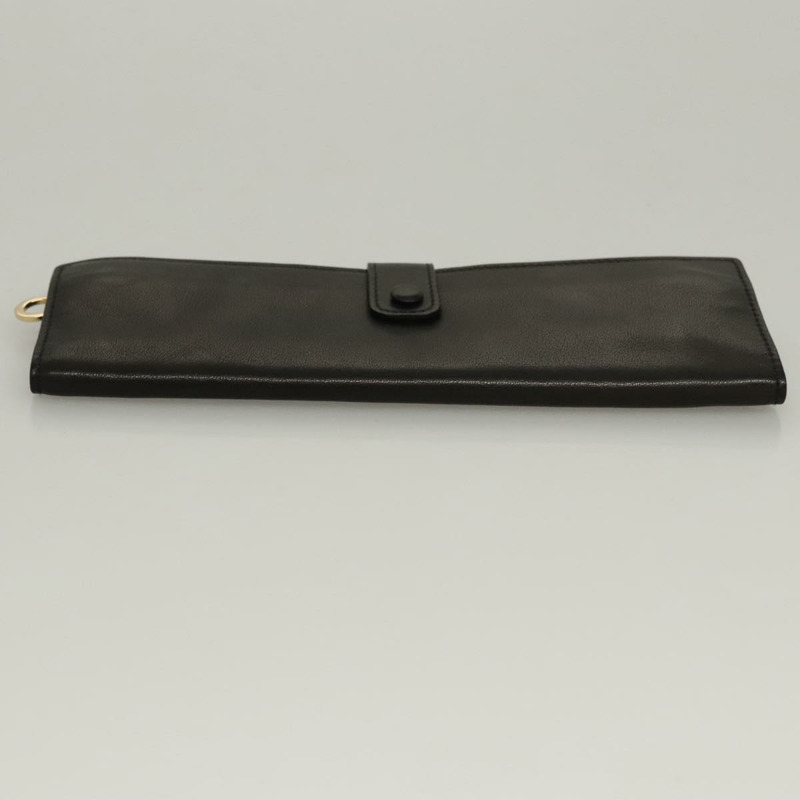 【日本直送】BOTTEGA VENETA 手拿包 皮革 黑色 正品 bs24042-5