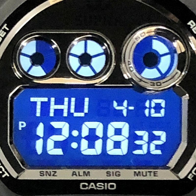 G-SHOCK CASIO 手錶 GD-X6900SP-1 SUPRA 聯名合作款 第二版 鏡面錶盤 LED 背光 波點 黑色大錶盤 2015 年 8 月發售 三國丘店 IT42WZ0KL79E-8