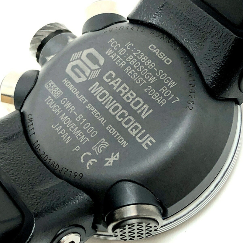 G-SHOCK CASIO 手錶 GWR-B1000HJ-1A GRAVITYMASTER HondaJet 聯名款 電波 太陽能 藍牙 Triple G Resist 碳纖維核心防護結構 2020年7月發售 三國丘店 ITYJTGQYWLJ4-7