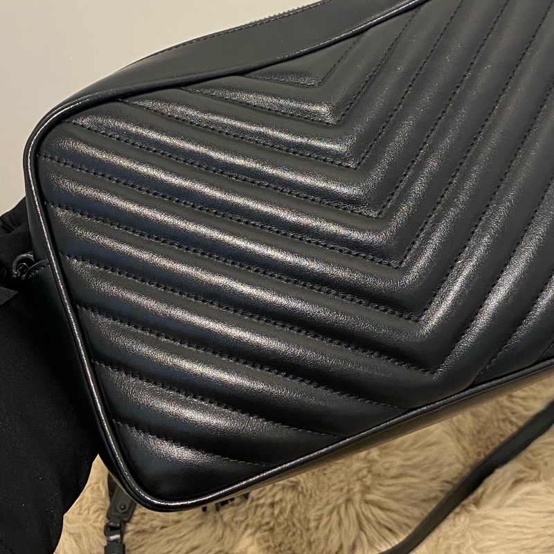 🏷️ysl so black相機包/近新商品-10