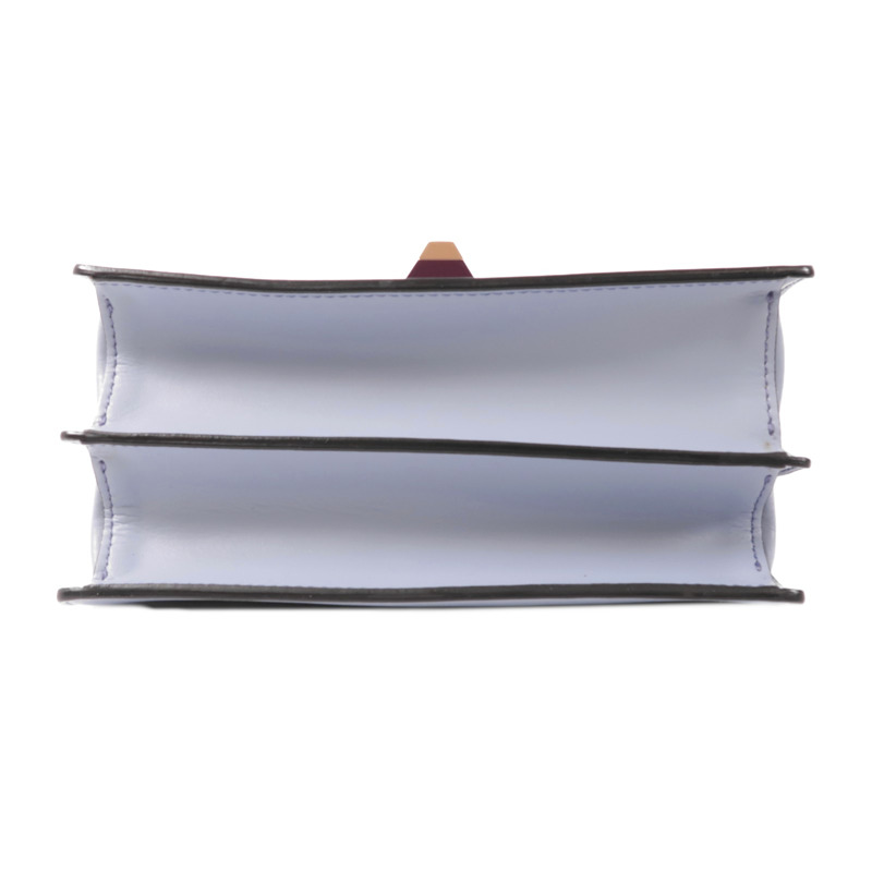 FENDI 羊皮皮革Kan I銀扣肩背袋-3