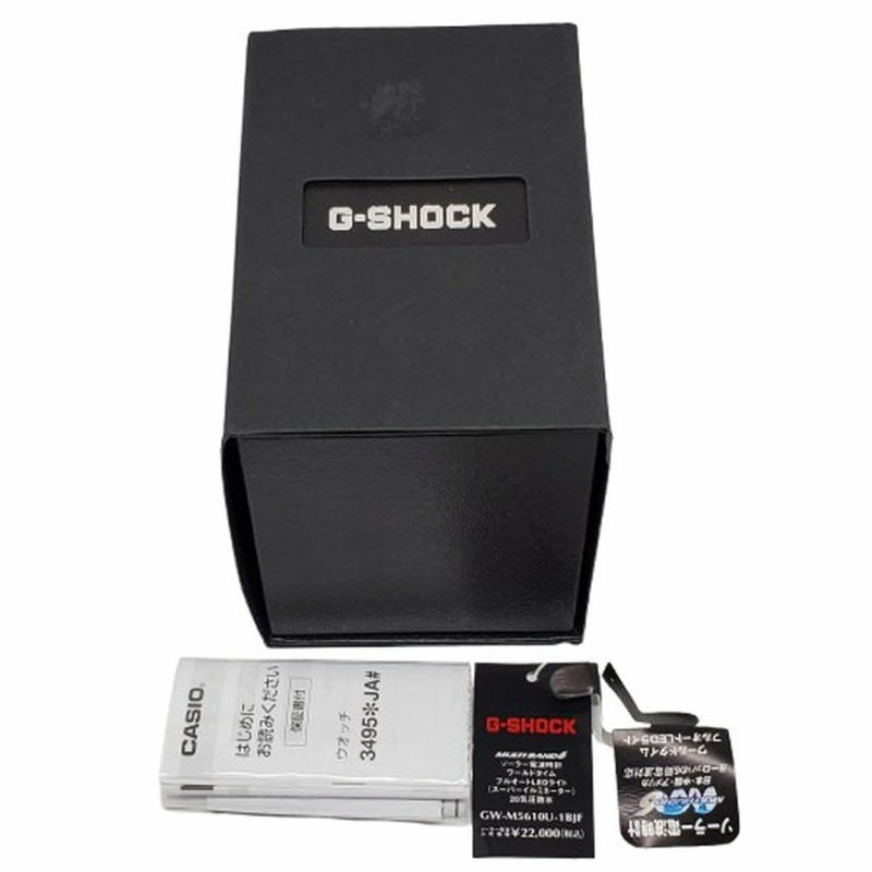 G-SHOCK 卡西歐手錶 GW-M5610U-1BJF 堅固太陽能電波黑色數位背光方形貝塚商店 IT33OC5CCKJS RK480D-9