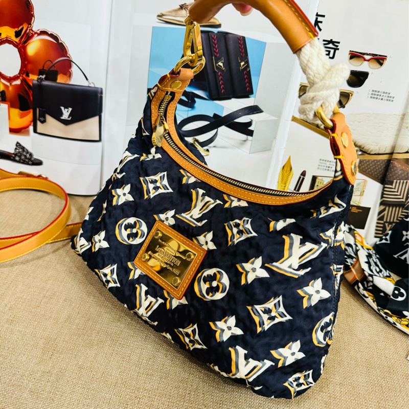 售二手真品 LV M40238 幻影郵輪 HOBO 限量稀有手提包肩背包腋下包 斜背包-33
