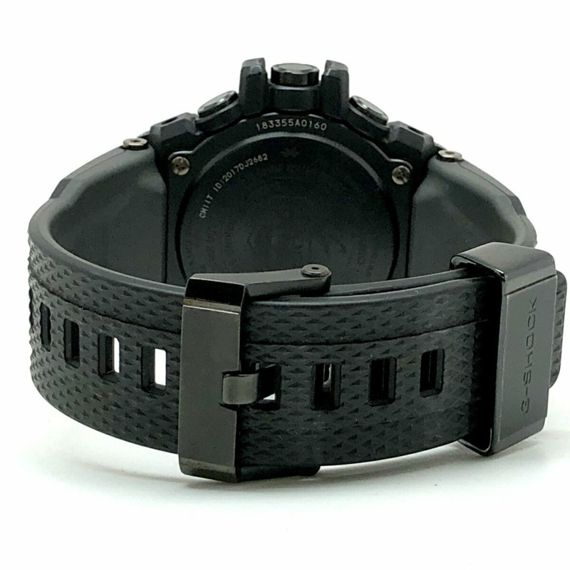 G-SHOCK CASIO 手錶 GST-B100XB-1A G-STEEL 金屬碳錶圈 堅固太陽能藍牙手機連接 LED 燈模擬藍色金屬 2018 年 11 月上市 三國丘店 ITZ1LLJKSAD8-5