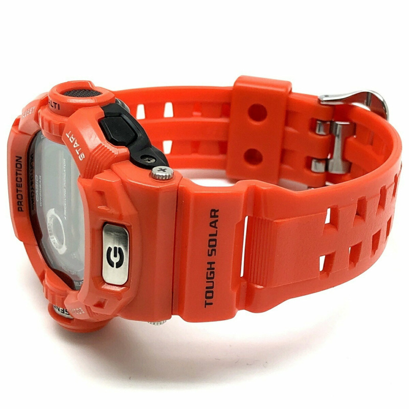 G-SHOCK CASIO 手錶 GW-9200RJ-4 RISEMAN 男救援橘色電波太陽能雙感測器海拔、氣壓和溫度測量 2008 年 9 月上市 三國丘店 ITD70XIM3ZYG-4