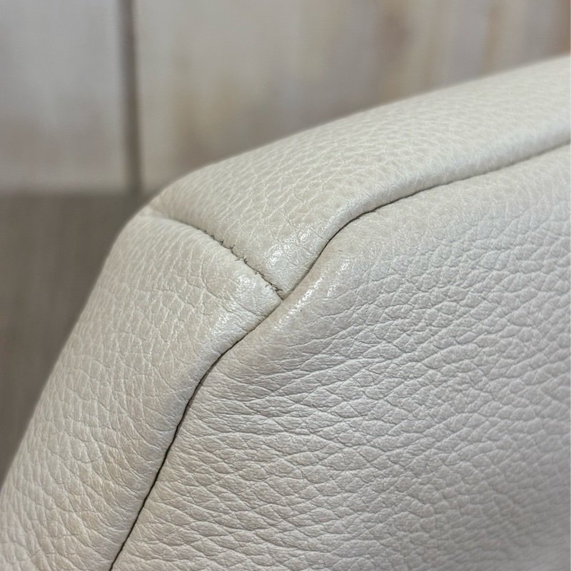 GUCCI 527792 白 全皮 gg logo 綠紅綠 迷你 腰包 胸口包 肩背包 霹靂包-9