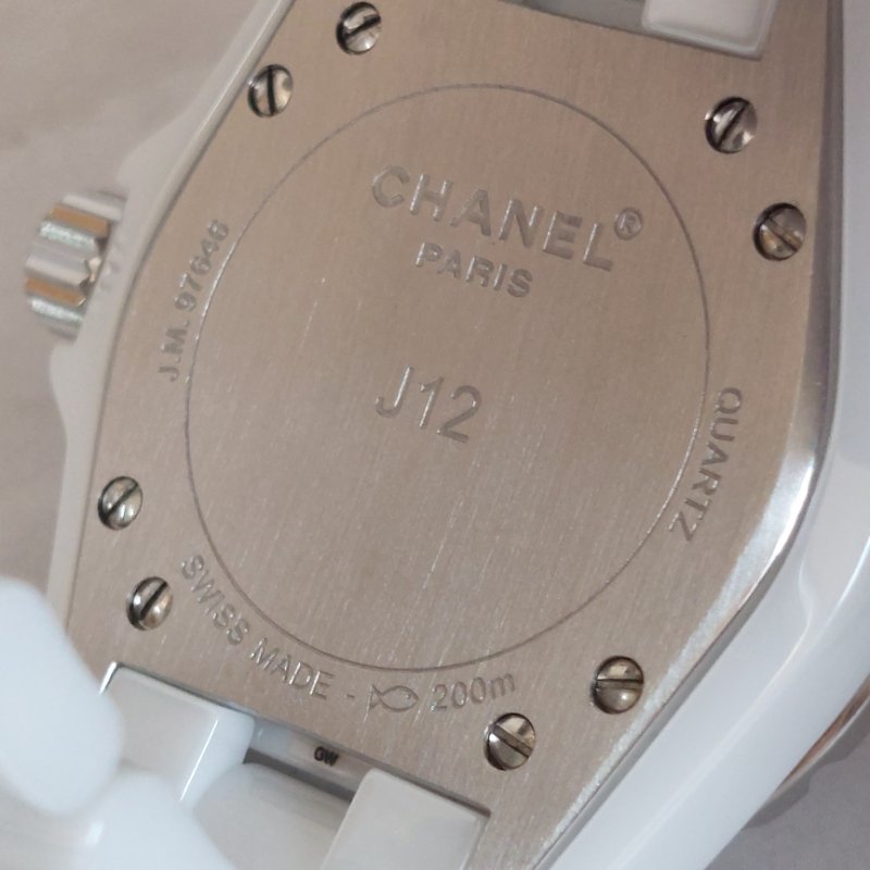 CHANEL 香奈兒🎀現品實拍🎀 H1628 J12 33mm 12P 鑽石腕錶 陶瓷 女款 二手品(不議價)-21