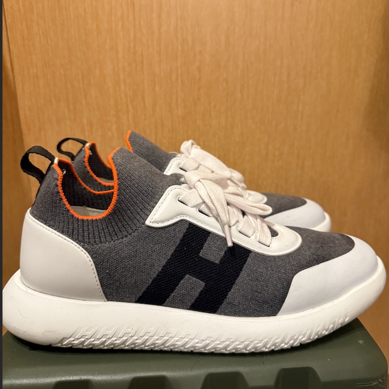 愛馬仕跑鞋 Hermes Sneaker Homme Crew 尺寸40.5 (Maille)-1