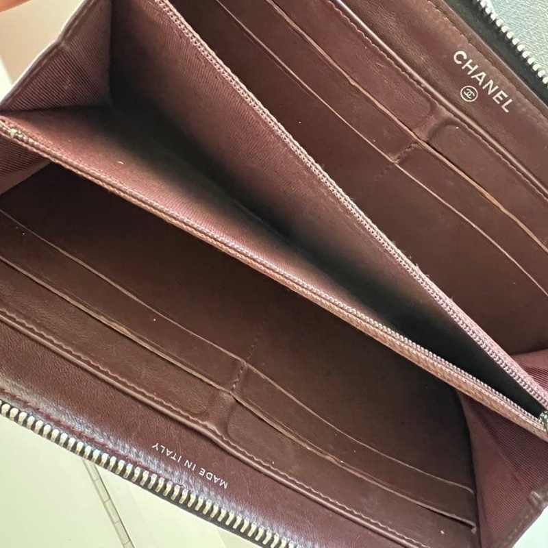 💝FuFu.Style ⟡.·* Chanel 澎澎皮革長夾錢包皮夾-24