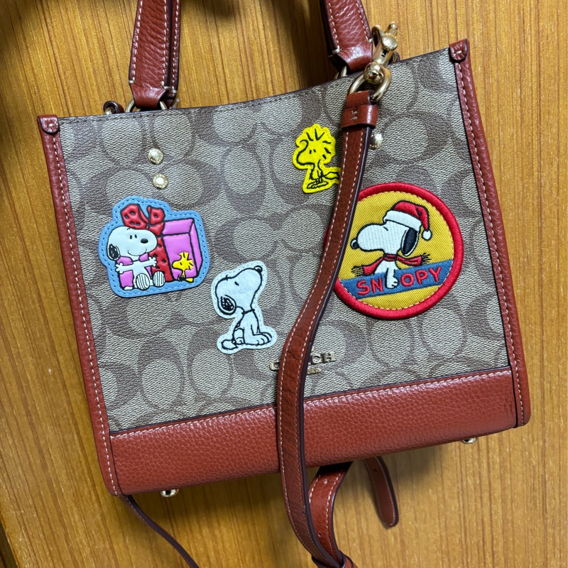 Coach X Snoopy聯名小紙袋包-4