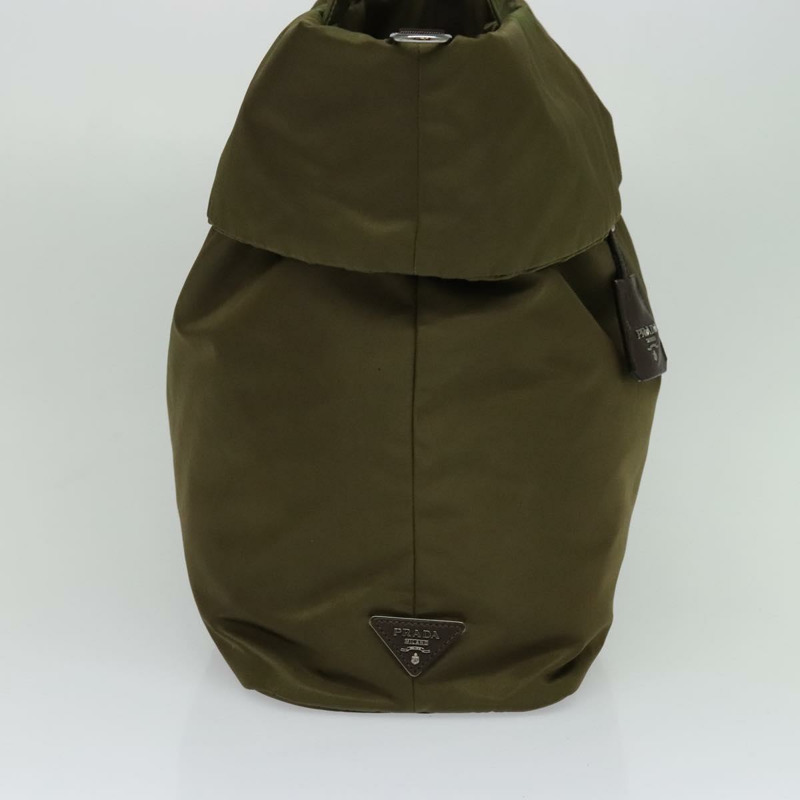 【日本直送】PRADA 手提包 尼龍 2 向 卡其色 正品 ac3713-2