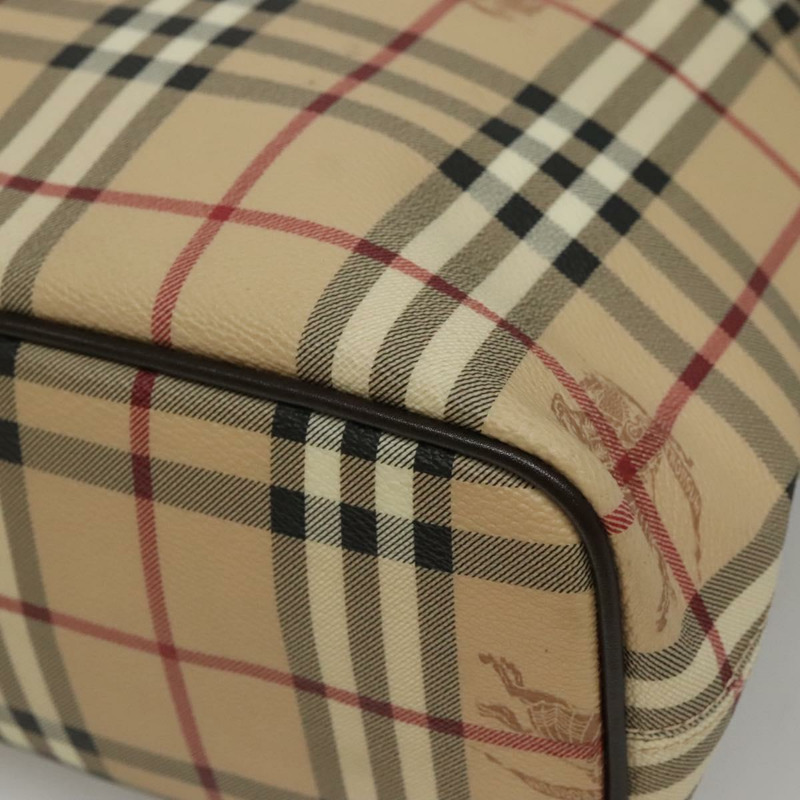 【日本直送】BURBERRY Nova 格紋托特包 PVC 米色正品 EC994-14