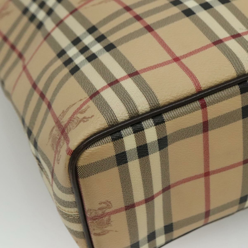 【日本直送】BURBERRY Nova 格紋托特包 PVC 米色正品 EC994-15