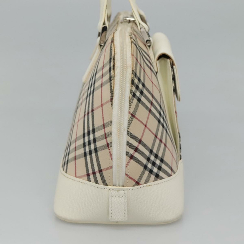 【日本直送】BURBERRY Nova 格紋手提包帆布米色正品 BA1007-2