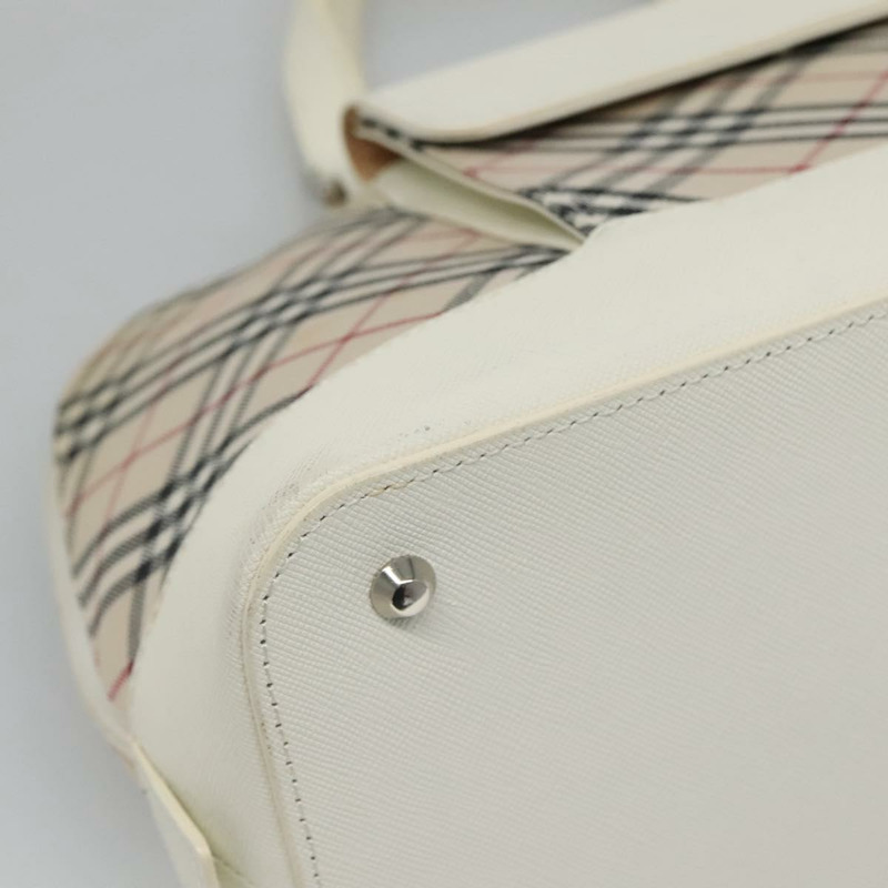 【日本直送】BURBERRY Nova 格紋手提包帆布米色正品 BA1007-13