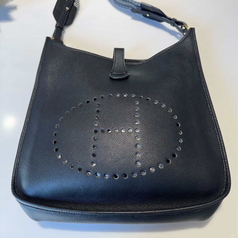 Hermes Evelyne 33 黑金GM款-1