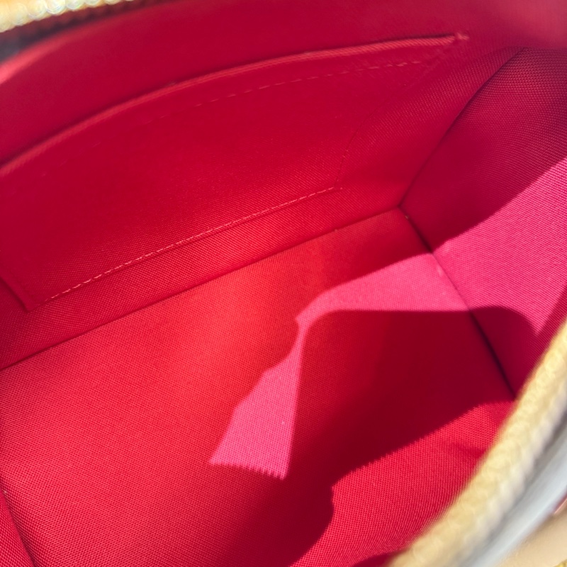 LV 老花speedy20 黑刺繡寬背帶 近新芯片款-8