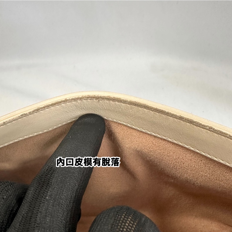 GUCCI GG Marmont白色馬夢小號鍊包443497-29