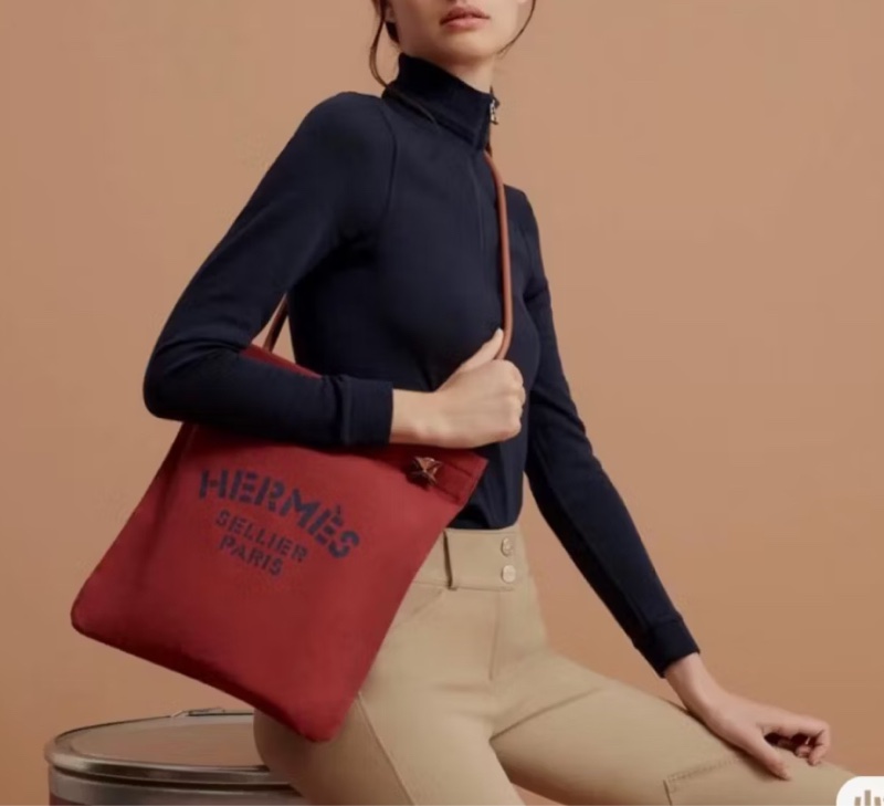 (9成新)愛馬仕Hermes Aline grooming bag 藍-4