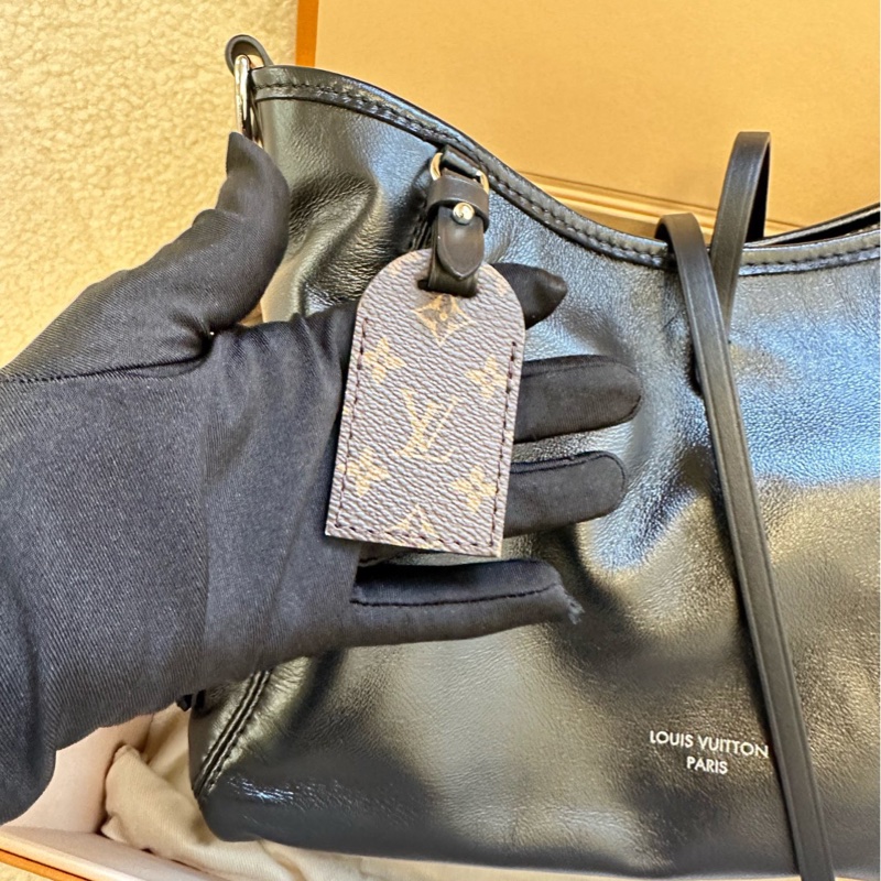 全新LV黑武士carryall小号羊皮包-6