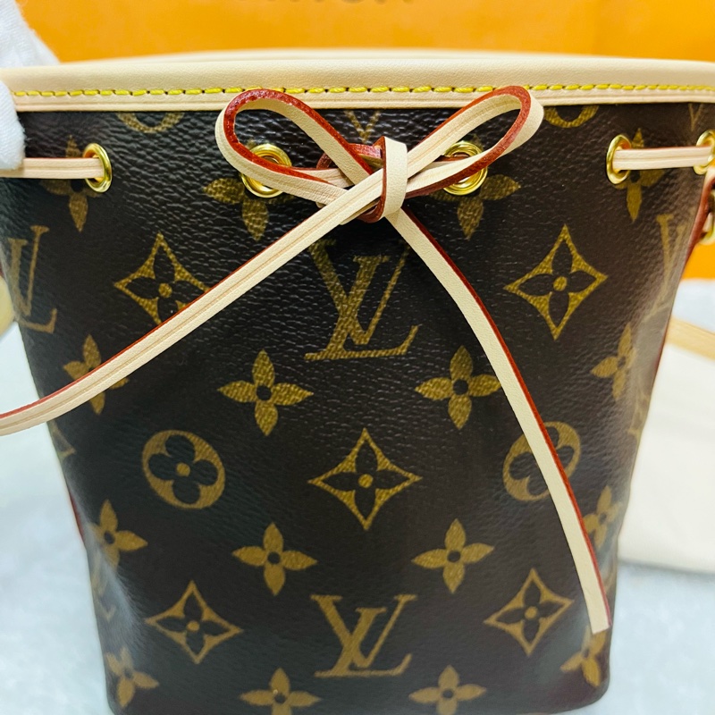 LV M41346 經典Monogram Noe BB束口肩背水桶包(迷你)-4