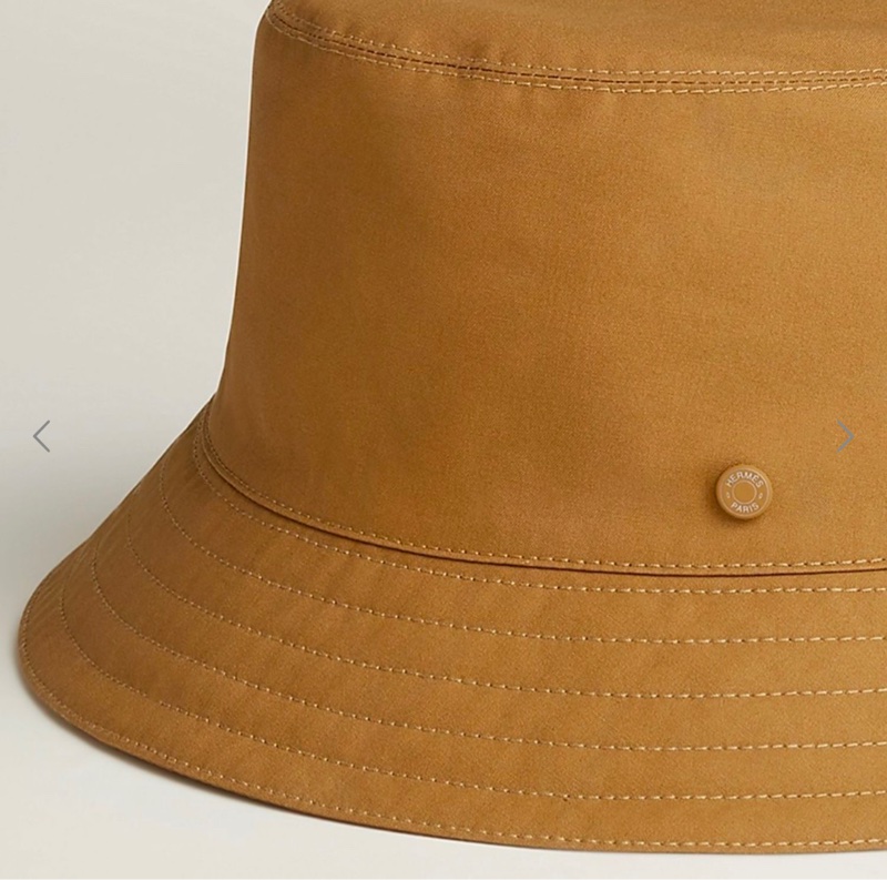 愛馬仕Fred Gomme Bucket卡其漁夫帽-1