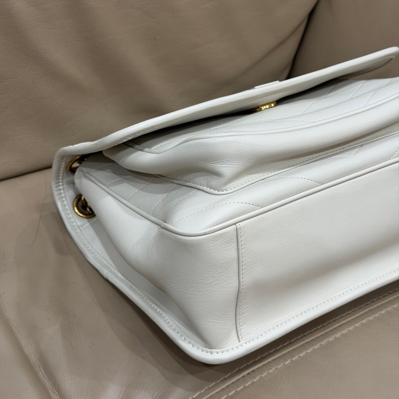 Ysl Niki Baby 新款D扣白金鏈條斜挎包 🤍帶膜閒置✨專櫃漲價款破🔟萬-12