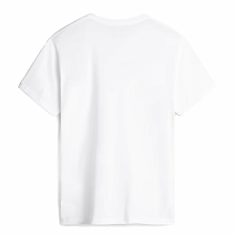 VANS - T-Shirt Left Chest Logo White Black - VN0A3CZE - WHITE/BLACK | size: XL-1