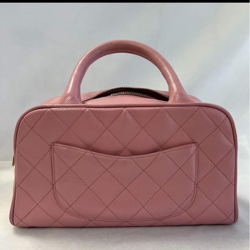 chanel vintage保齡球包-2