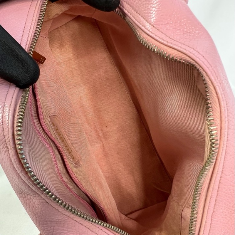 chanel vintage保齡球包-6